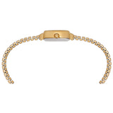 lorus quartz ladies gold plated white dial expander bracelet watch
