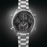 seiko prospex speedtimer �black on black� one hundredth of a second  solar chronograph