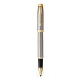 parker im ballpoint stainless with gold trim