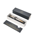 parker im premium warm grey gold trim ballpoint