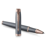 parker im rollerball slate grey blk.