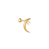 ear piercing sparkling moon