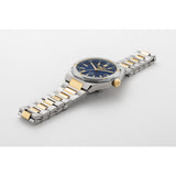 roamer stingray 42mm 3h blue dial two tone watch