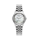 roamer cassandra diamond 31 mm stainless steel quartz watch mop dial