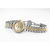 roamer cassandra diamond 31 mm two tone quartz watch