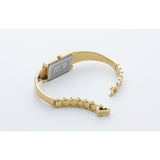 roamer elegent diamond ladies gold plated champagne dial bracelet watch