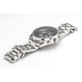 roamer pro chronograph gents stainless steel black dial bracelet watch