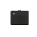 ogon big stockholm black aluminium wallet  bank note size