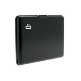 ogon big stockholm black aluminium wallet  bank note size