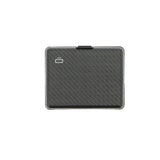 ogon big stockholm carbon aluminium wallet  bank note size  carbon print
