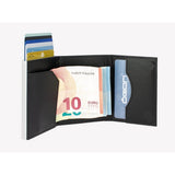 ogon cascade wallet cherry glossy leather 6 cards + cash