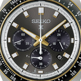 seiko prospex speedtimer racing solar chronograph in grey