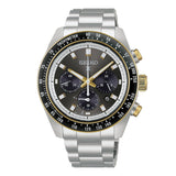 seiko prospex speedtimer racing solar chronograph in grey