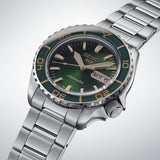 seiko 5 sports skx snzh in tweed green