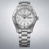 seiko 5 sports field in white ensign
