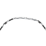 maserati jewels ceramic necklace stainless steel black 50+5cm
