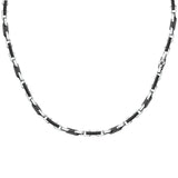 maserati jewels ceramic necklace stainless steel black 50+5cm