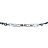 maserati jewels ceramic stainless steel bracelet ceramic blue 19+3cm