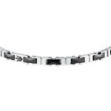 maserati jewels ceramic stainless steel bracelet black 18+3.5cm