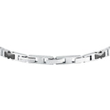 maserati jewels ceramic stainless steel bracelet black 18+3.5cm