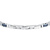 maserati jewels ceramic stainless steel bracelet yg ceramic blue 18+3.5cm