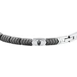 maserati jewels ceramic stainless steel bracelet black 18.5+3.5cm