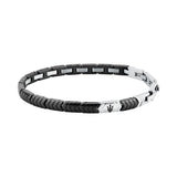 maserati jewels ceramic stainless steel bracelet black 18.5+3.5cm