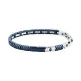maserati jewels ceramic stainless steel bracelet blue 18.5+3.5cm