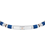 maserati jewels iconic bracelet blu agate & ip rg 19+3cm