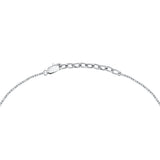 maserati jewels iconic pendant with black stone & ip yellow gold 45+5cm