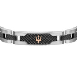 maserati jewels silver, gun, rose gold bracelet 210mm jewellery buckle