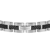maserati jewels silver, gun, rose gold bracelet 210mm jewellery buckle