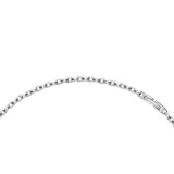 maserati jewels silver necklace 50 cm jewellery buckle