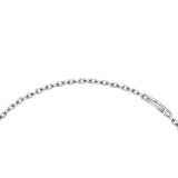 maserati jewels silver necklace 50 cm jewellery buckle