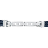 maserati jewels silver, blue, rose gold bracelet 22cm jewellery buckle