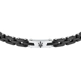 maserati jewels ceramic bracelet stainless steel black ceramic black 18+3.5cm