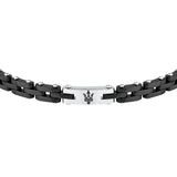 maserati jewels ceramic bracelet stainless steel black ceramic black 18+3.5cm
