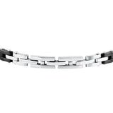 maserati jewels ceramic bracelet stainless steel black ceramic black 18+3.5cm