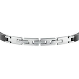 maserati jewels ceramic bracelet stainless steel black 19+3cm