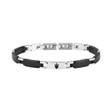 maserati jewels ceramic bracelet stainless steel black 19+3cm