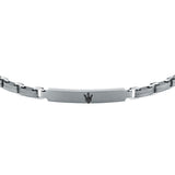 maserati jewels titanium bracelet stainless steel black 19+3cm