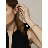 crystal flow rose gold bracelet