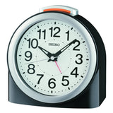 seiko quartz bedside black ascending beep alarm light clock