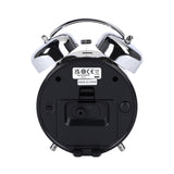 seiko quartz bedside red bell alarm clock