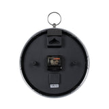 seiko quartz silver wall clock