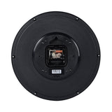seiko quartz black wooden wall clock