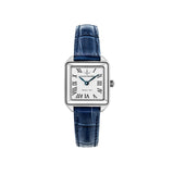 lucien rochat ladies quartz stainless steel white dial strap watch