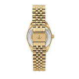 lucien rochat ladies quartz gold plated silver dial bracelet watch