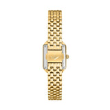lucien rochat ladies quartz gold plated white dial bracelet watch