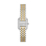 lucien rochat ladies quartz two tone white dial bracelet watch
